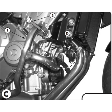 GIVI TN456-bukócső